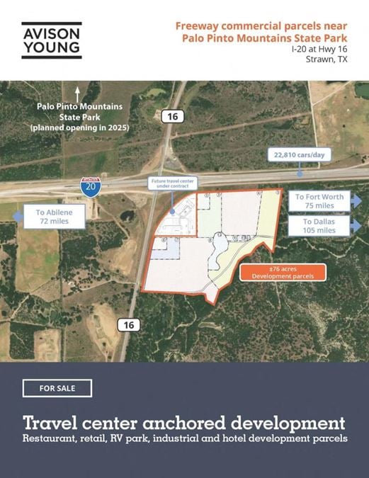 +/- 76 ac freeway development parcels