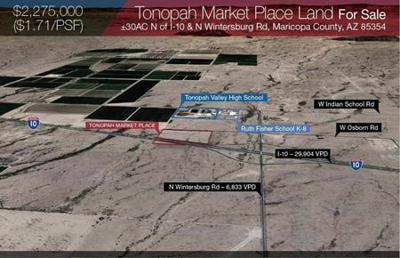 VacantLand space for Sale at ±30.45AC N of I-10 in Tonopah