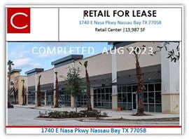 Retail across NASA | For Lease