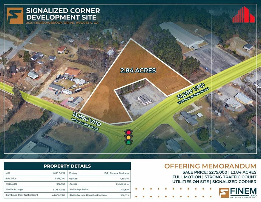 Circle K Remnant | Signalized Corner