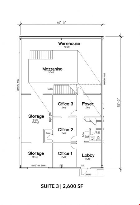Industrial space for Rent at 8850 Windfern Rd (Suites 3 and 4) in Houston