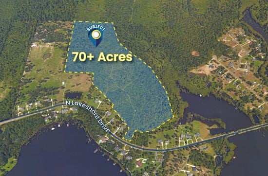 6500 North Lakeshore Drive (72.3+/- Acres)