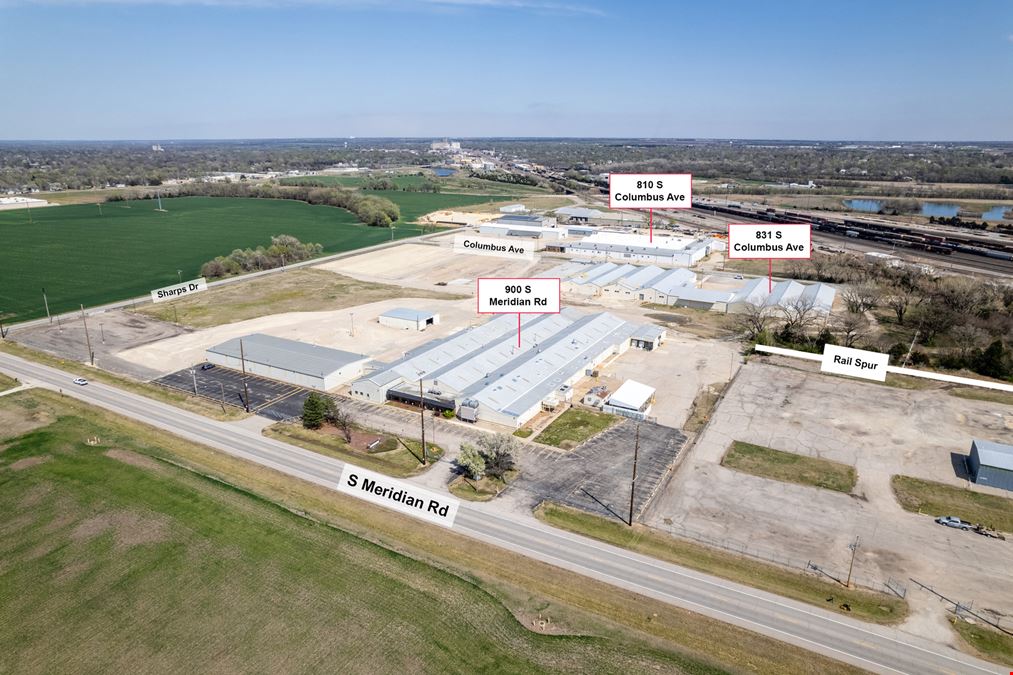 900 South Meridian Rd, 810 South Columbus Ave and 831 South Columbus Ave