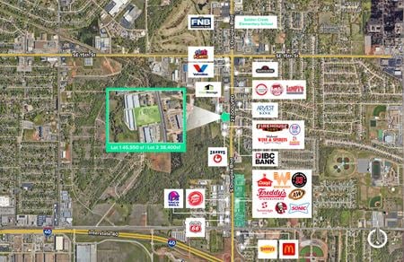 Photo of commercial space at 2113 & 2201 S Douglas Boulevard in Midwest City