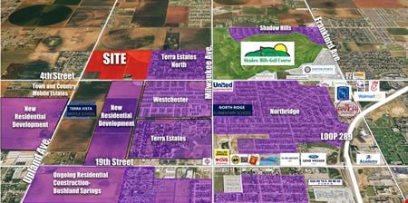 VacantLand space for Sale at NEC of 4th Street & Upland Avenue  in Lubbock