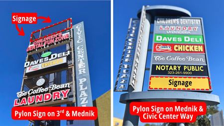 Retail space for Rent at 131-251 S Mednik Ave in Los Angeles
