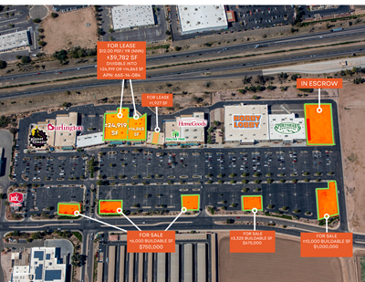 Las Palmillas Shopping Center - Retail Spaces & Pads