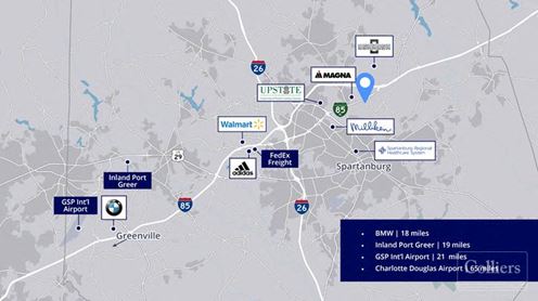 ±10.45 Acres Along Business I-85 Offering a Strategic Build-to-Suit Opportunity Near Corporate Center