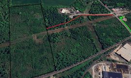 43 acres Heavy  Ind. w/ rail. Water/sewer.