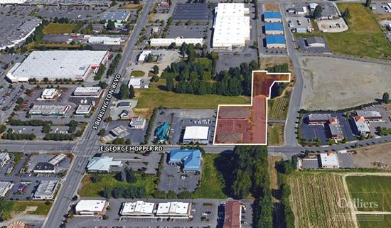 Two low-rise office buildings for sale in Burlington, WA.
