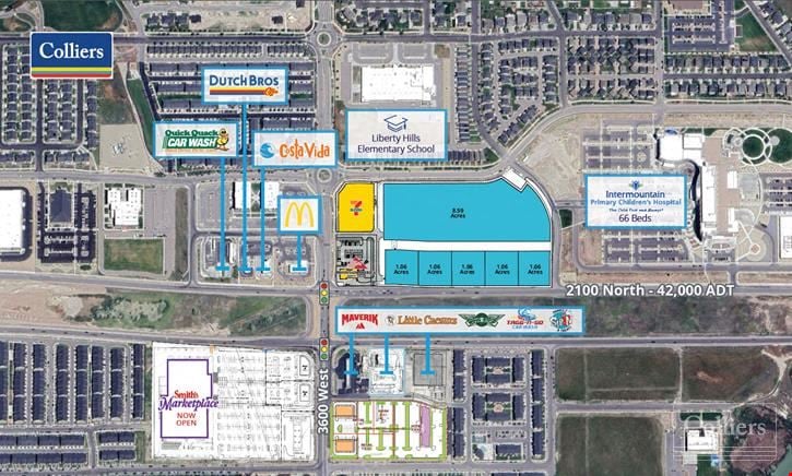 Retail space for Rent at 2100 North 3600 West (NWC) in Lehi