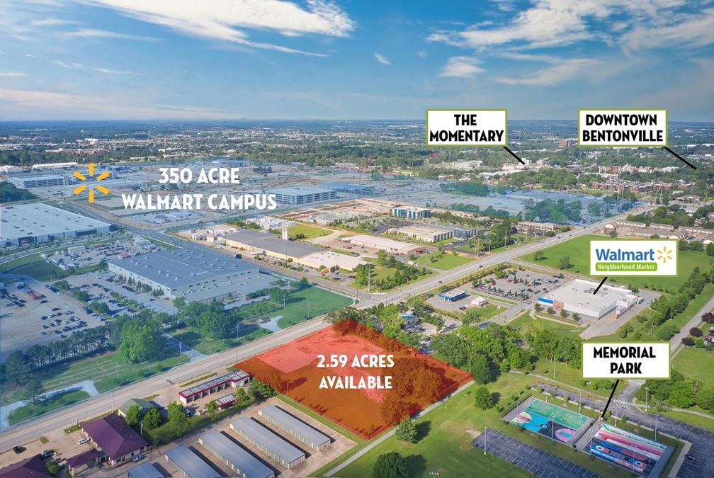 2.59 Acres E Central Ave - Bentonville, AR