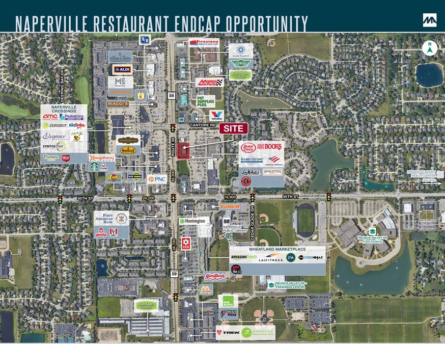 Naperville Restaurant Endcap Opportunity