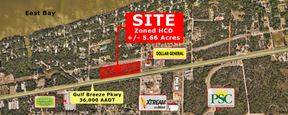 HCD Zoned Vacant Land in Gulf Breeze, FL