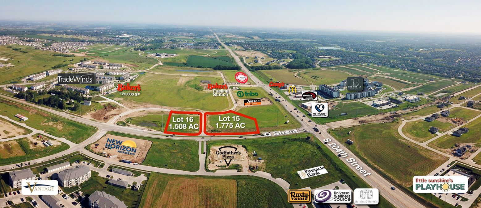 205th & Q  Kensington Park Pad Sites