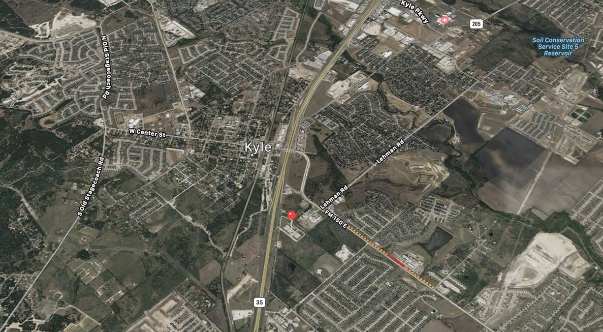 2 Acres for Sale on IH-35 near FM 150 in Kyle, Texas