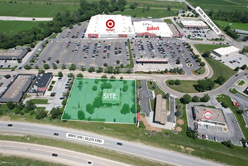 Retail pad with former Village Inn