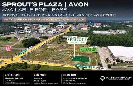 Retail space for Rent at NW corner Chester & Jaycox Rd in Avon