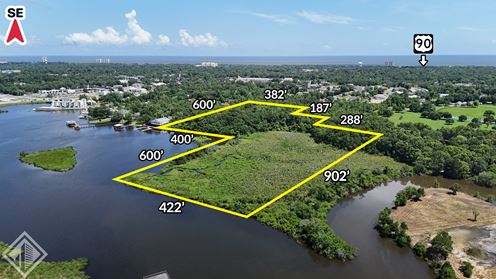 RARE WATERFRONT DEVELOPMENT TRACT ON BAYOU BENARD