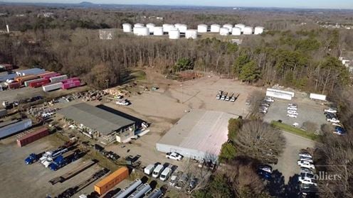 FOR LEASE | ±10,500 SF Facility with ±5.50 AC IOS