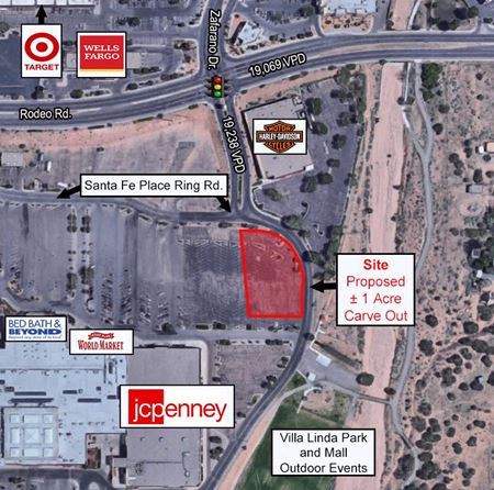 Appprox. 1 acre pad carve out at Santa Fe Place Mall - Santa Fe