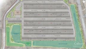 47 Acres For Lease or Sale - Fully Fenced and Secured Trailer Parking Yard With Maintenance Facility