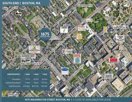 Retail space for Rent at 1675 Washington St in Boston