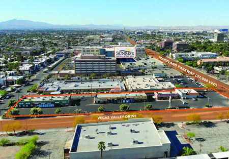 Retail space for Rent at 1253-1305 E Vegas Valley Dr. & 2910 S Maryland Pkwy. in Las Vegas