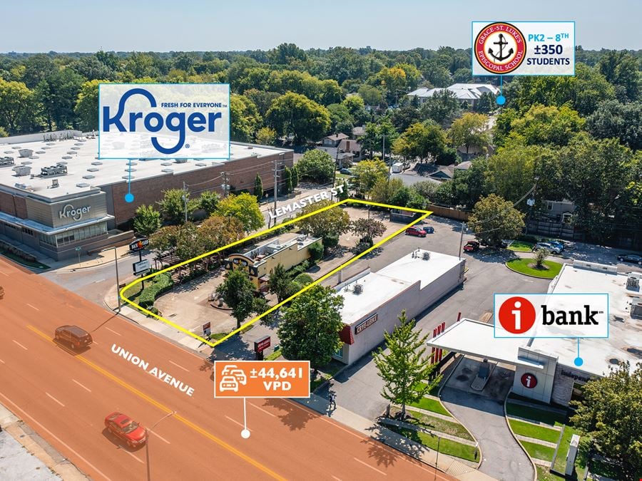 Former Backyard Burger | Kroger Adjacent | 44K VPD | 2 Drive Thrus