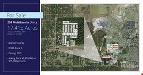 17.41± acres approved for 258 Multifamily Units