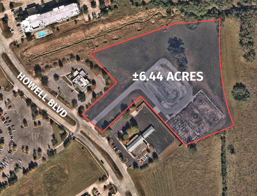 ±6.44 Acres Across from Baton Rouge Airport