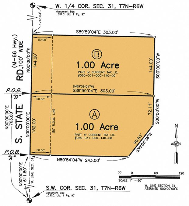 Development Opportunity - 2 Acre Portion of 2811 S State Rd.