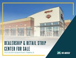 Dealership & Retail Strip Center For Sale