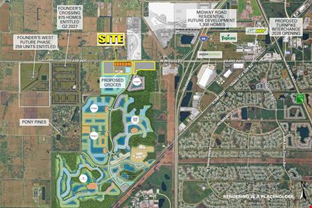 VacantLand space for Rent at W Midway Rd & Wylder Pkwy in Port St Lucie