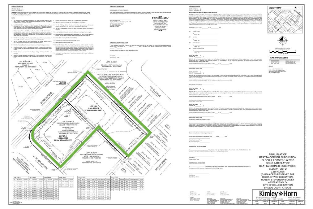 2.5 AC on Barron Road & Victoria Avenue