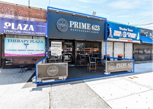 1,300 SF | 1566 Ralph Avenue | Turnkey Restaurant & Bar with 1,300 SF Basement for Sale