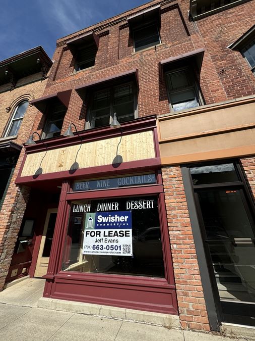 Main Street Downtown Chelsea Former Restaurant for Lease