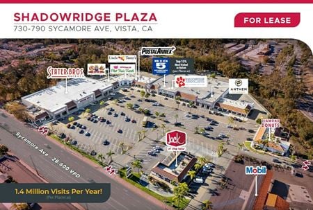 Retail space for Rent at 730-790 Sycamore Ave in Vista