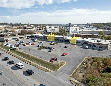 Retail space for Rent at 7635 & 7645 Cass Street in Omaha