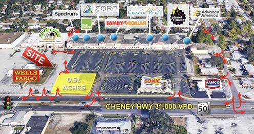 Half Acre +/- Ground Lease/ For Sale