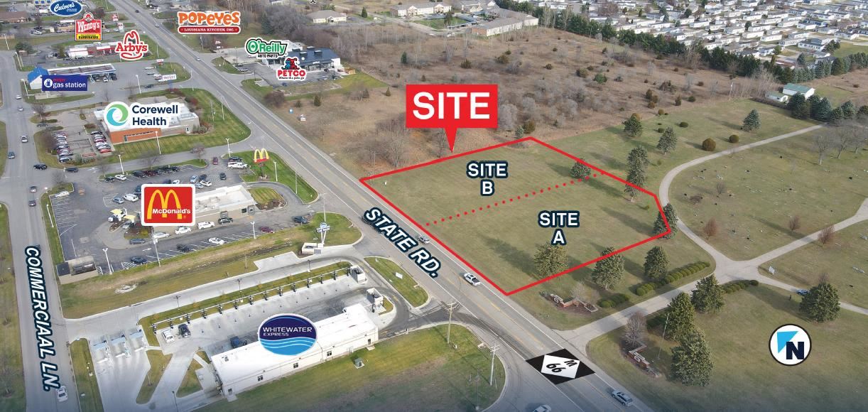 Development Opportunity - 2 Acre Portion of 2811 S State Rd.
