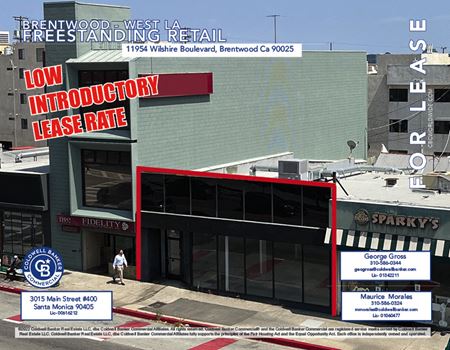 Commercial space for Rent at 11954 Wilshire Blvd in Los Angeles