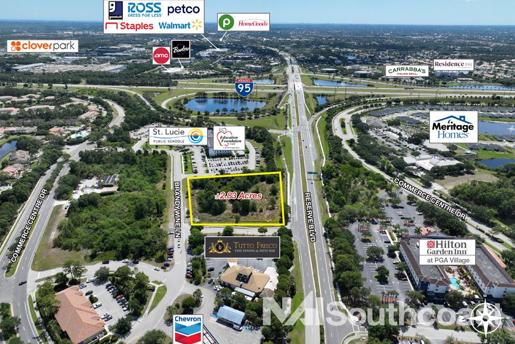 ±2.83 Acre Commercial Development Corner