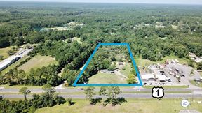 3.32 Acres with 314' of Frontage Along US Hwy-1