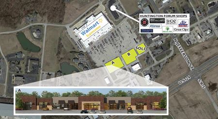 Commercial space for Rent at 2750 Walmart Dr in Huntington