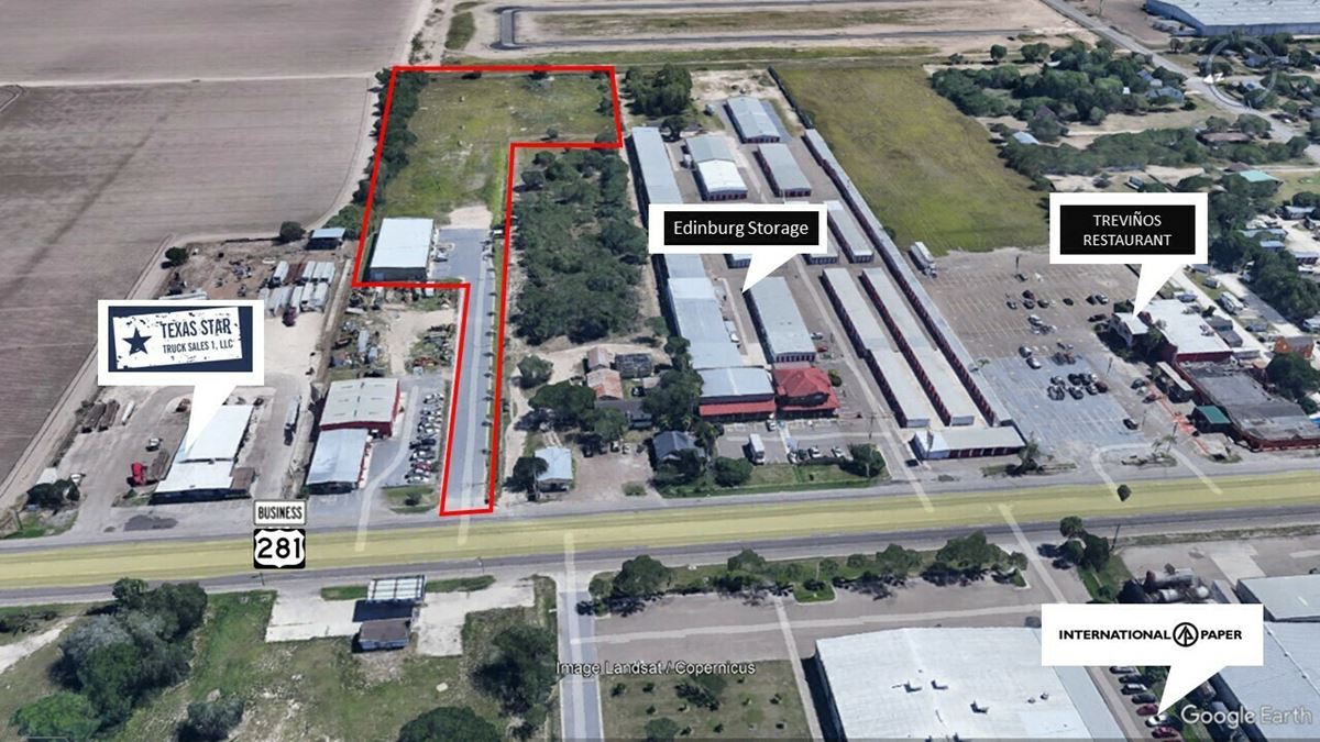 4-7 Acres of Land for Lease in Edinburg, TX