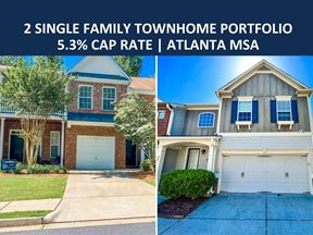 2 Single Family Townhome Portfolio | 5.3% Cap Rate | Atlanta MSA