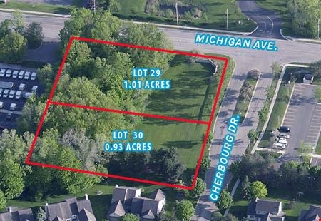Photo of commercial space at SWC W Michigan Ave & Cherbourg Dr in Lansing