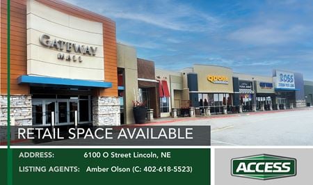 Retail space for Rent at 6100 O St in Lincoln