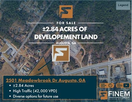 VacantLand space for Sale at 2501 Meadowbrook Drive in Augusta
